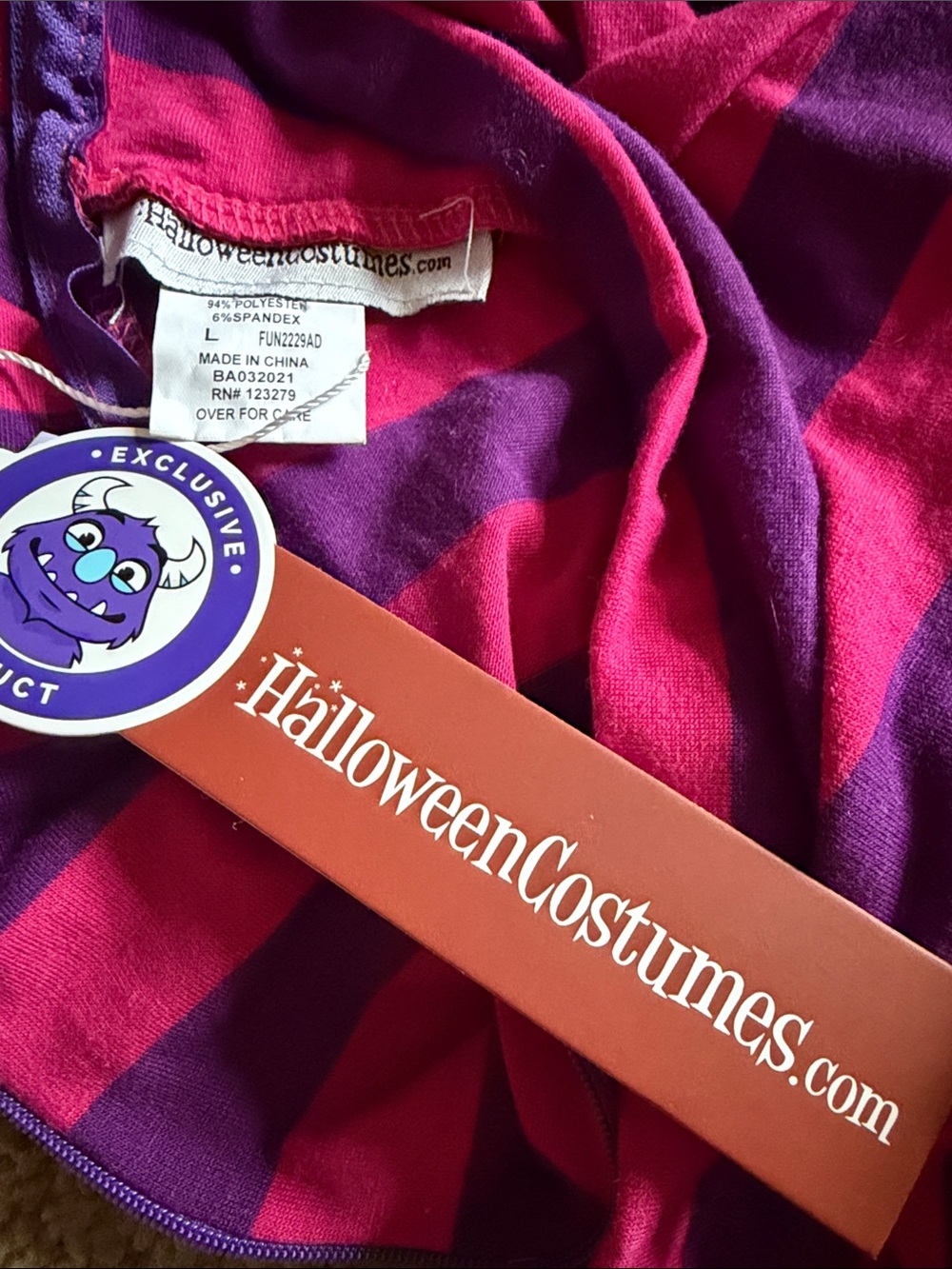 Cheshire cat NWT Alice in Wonderland size large costume